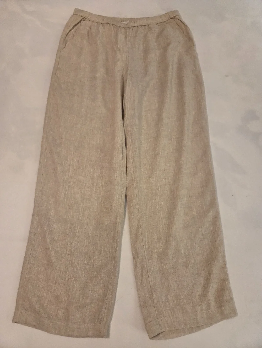 Abercrombie & Fitch Light Beige Wide Leg Pants